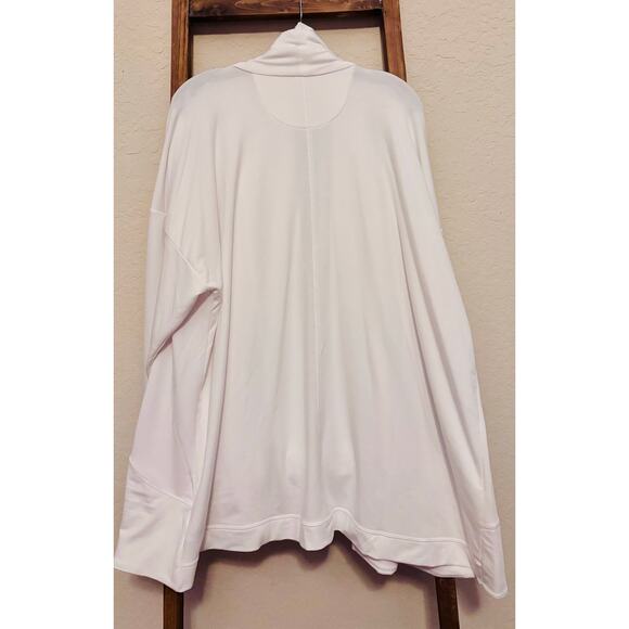 Talbots T by Talbots Open Front Cardigan Sweater White 3X Plus Sz Lounge Casual - Picture 4 of 6